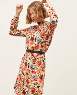 Femme Comptoir des Cotonniers Aglae - Robe Fluide Imprimee