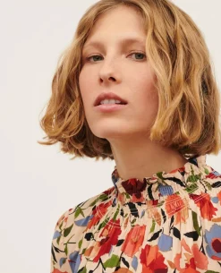 Femme Comptoir des Cotonniers Aglae - Robe Fluide Imprimee