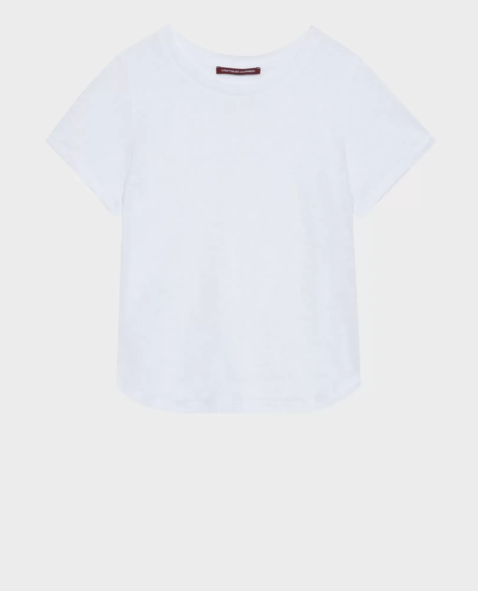 Femme Comptoir des Cotonniers Amandine - T-Shirt Col Rond En Lin