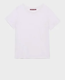 Femme Comptoir des Cotonniers Amandine - T-Shirt Col Rond En Lin