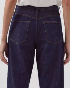 Femme Comptoir des Cotonniers Ava - Jean Straight Selvedge
