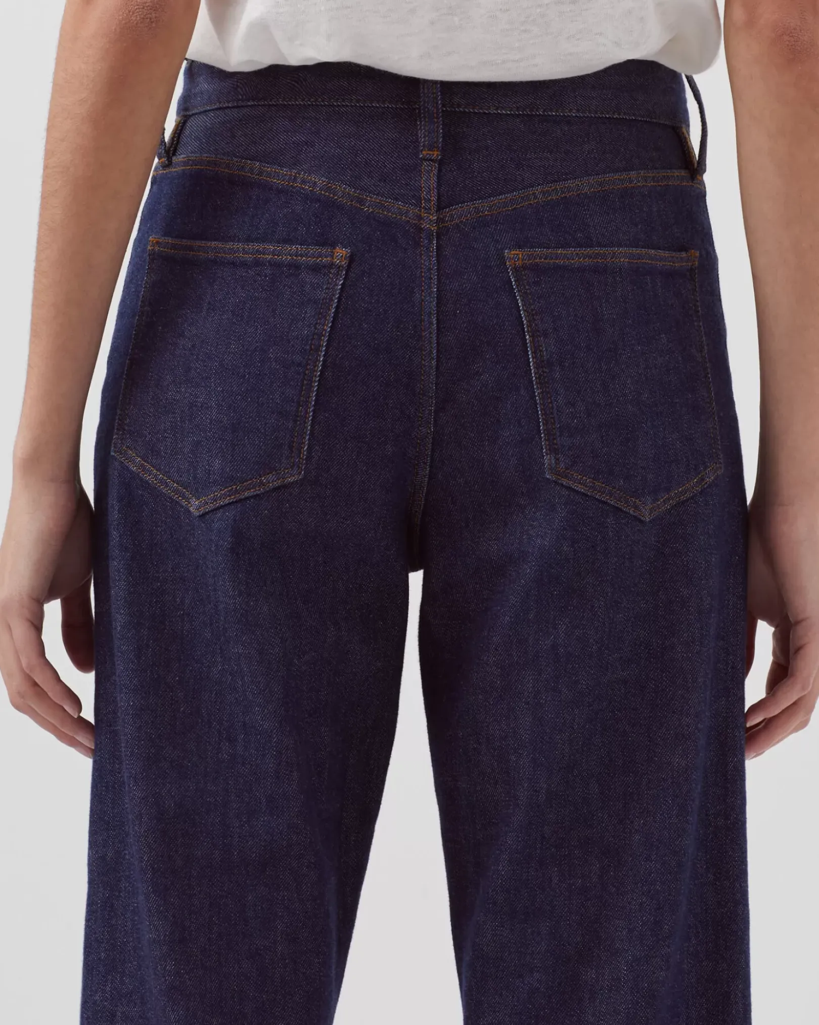 Femme Comptoir des Cotonniers Ava - Jean Straight Selvedge