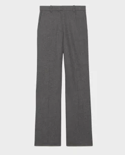Femme Comptoir des Cotonniers Blandine - Pantalon Droit En Flanelle