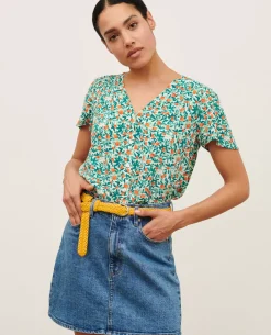 Femme Comptoir des Cotonniers Blouse Imprimee Fluide