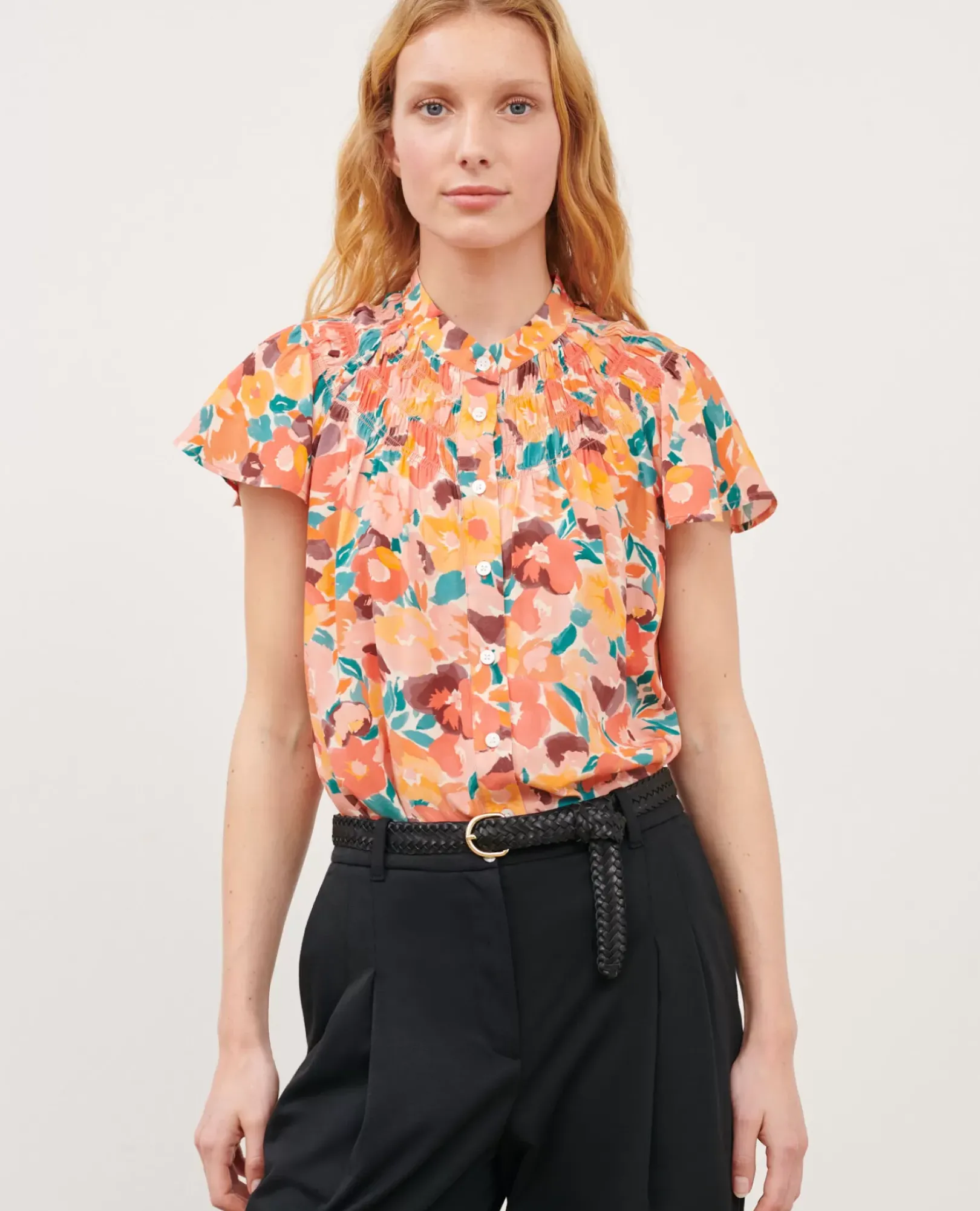 Femme Comptoir des Cotonniers Blouse Imprimee Fluide