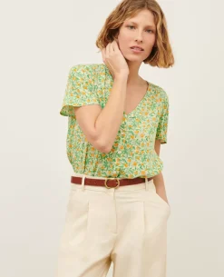 Femme Comptoir des Cotonniers Blouse Imprimee Fluide