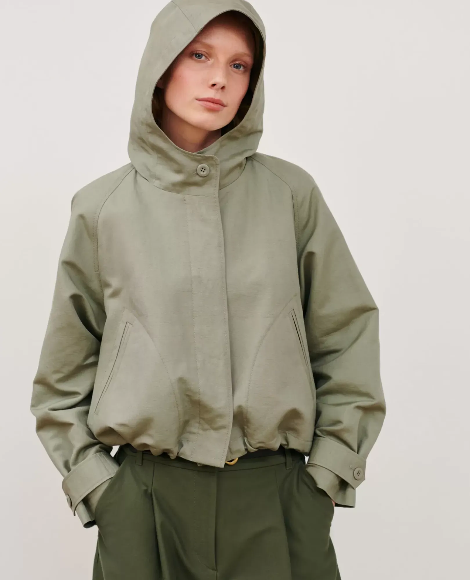 Femme Comptoir des Cotonniers Blouson En Lin Melange
