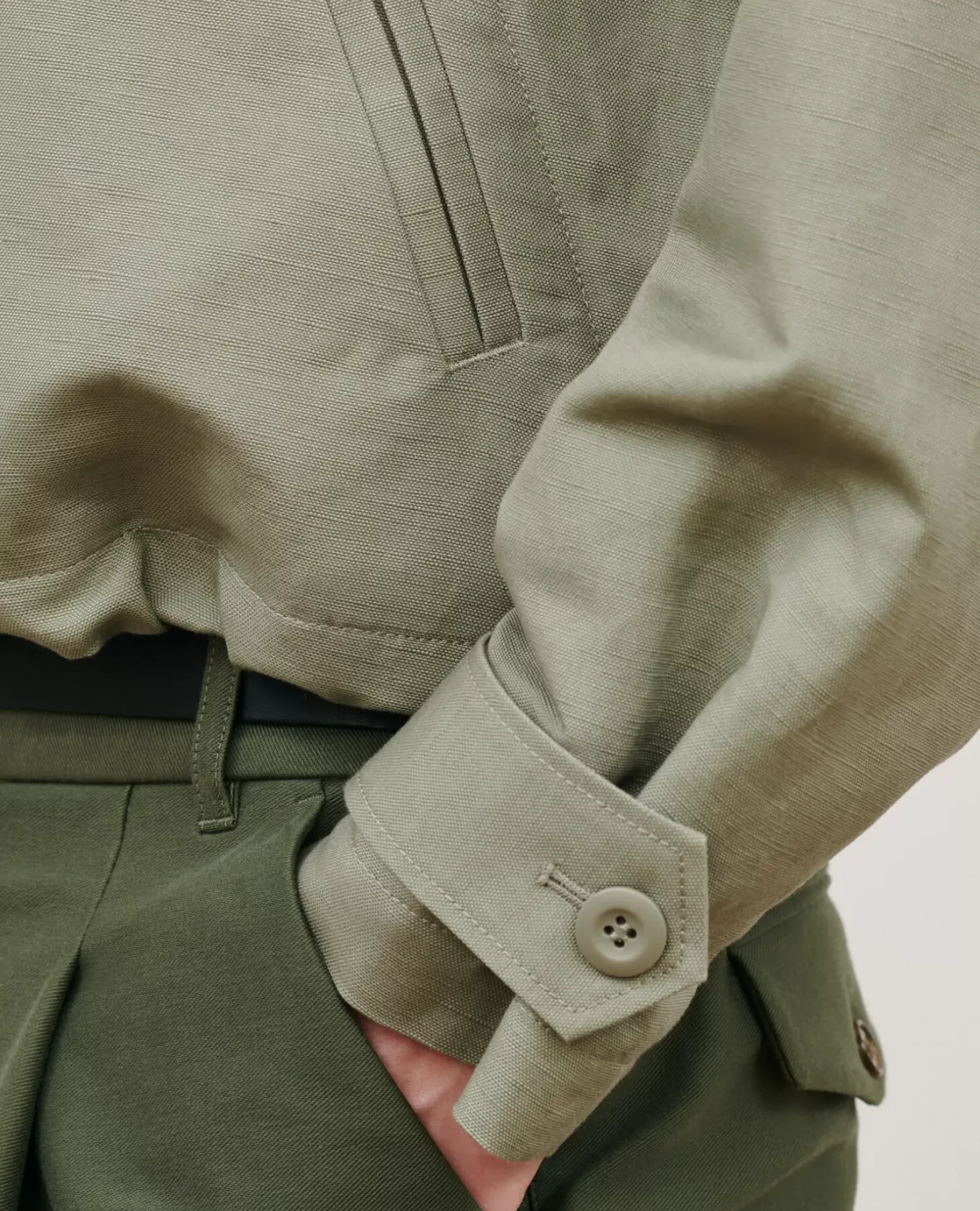 Femme Comptoir des Cotonniers Blouson En Lin Melange