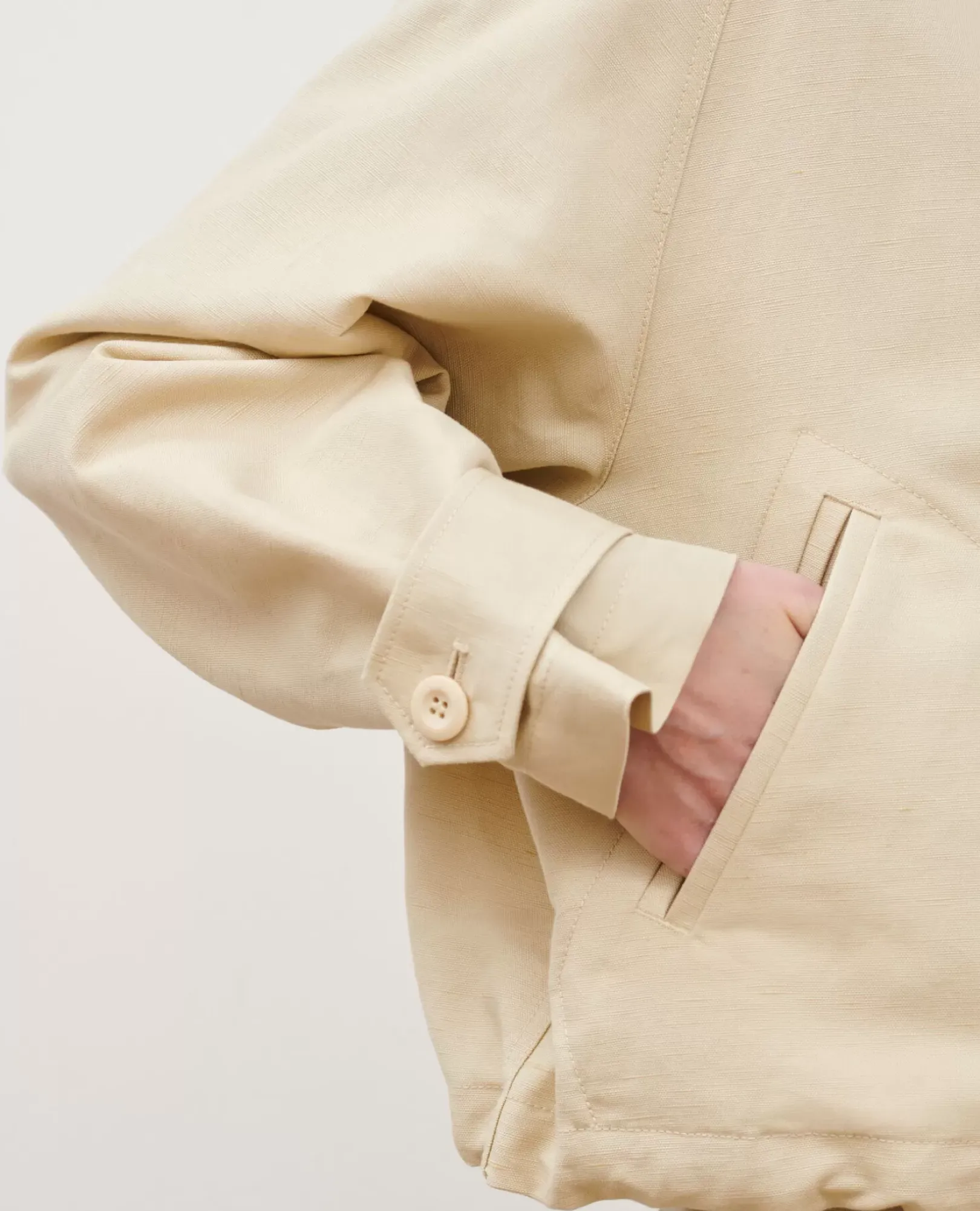 Femme Comptoir des Cotonniers Blouson En Lin Melange