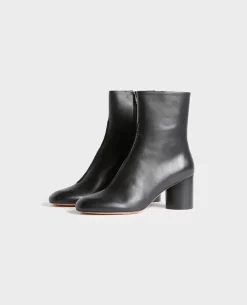 Femme Comptoir des Cotonniers Boots A Talon En Cuir