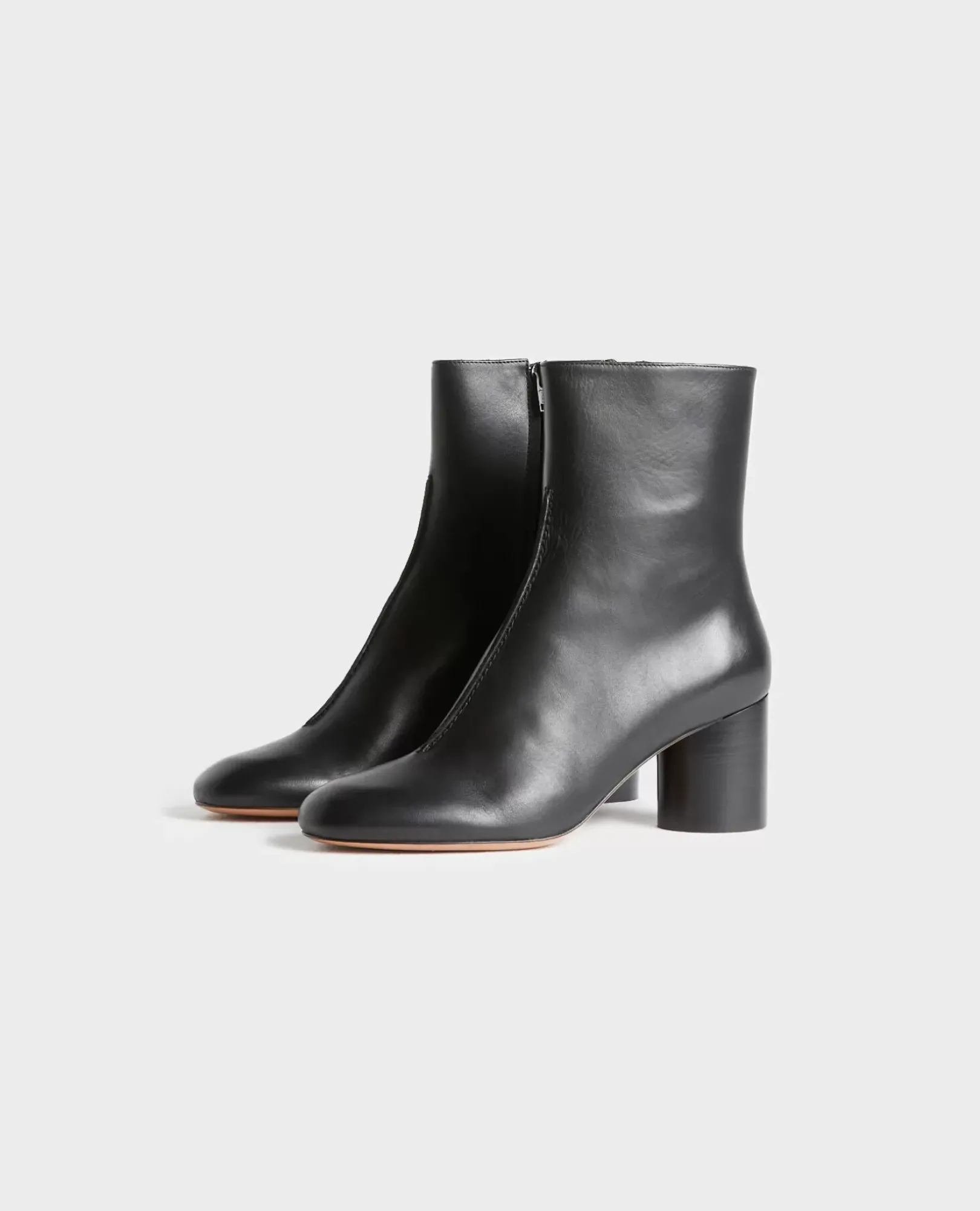 Femme Comptoir des Cotonniers Boots A Talon En Cuir