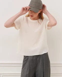 Femme Comptoir des Cotonniers Corinne - T-Shirt En Soie