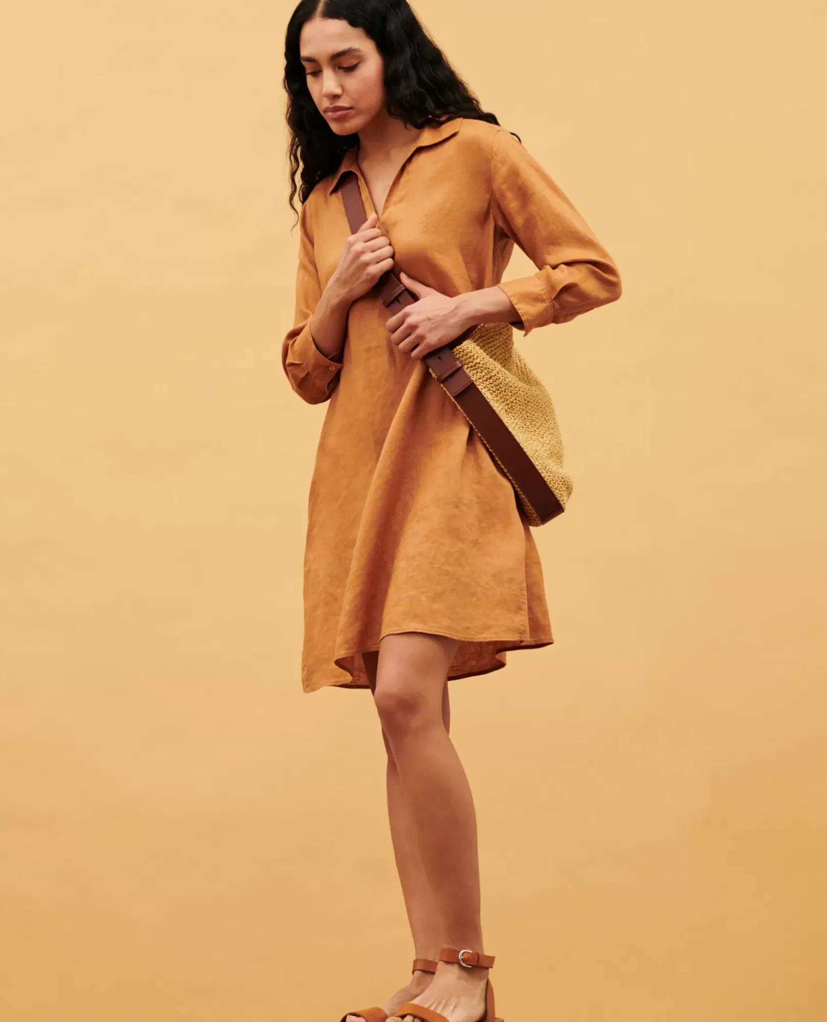 Femme Comptoir des Cotonniers Daisy - Robe Ample En Lin
