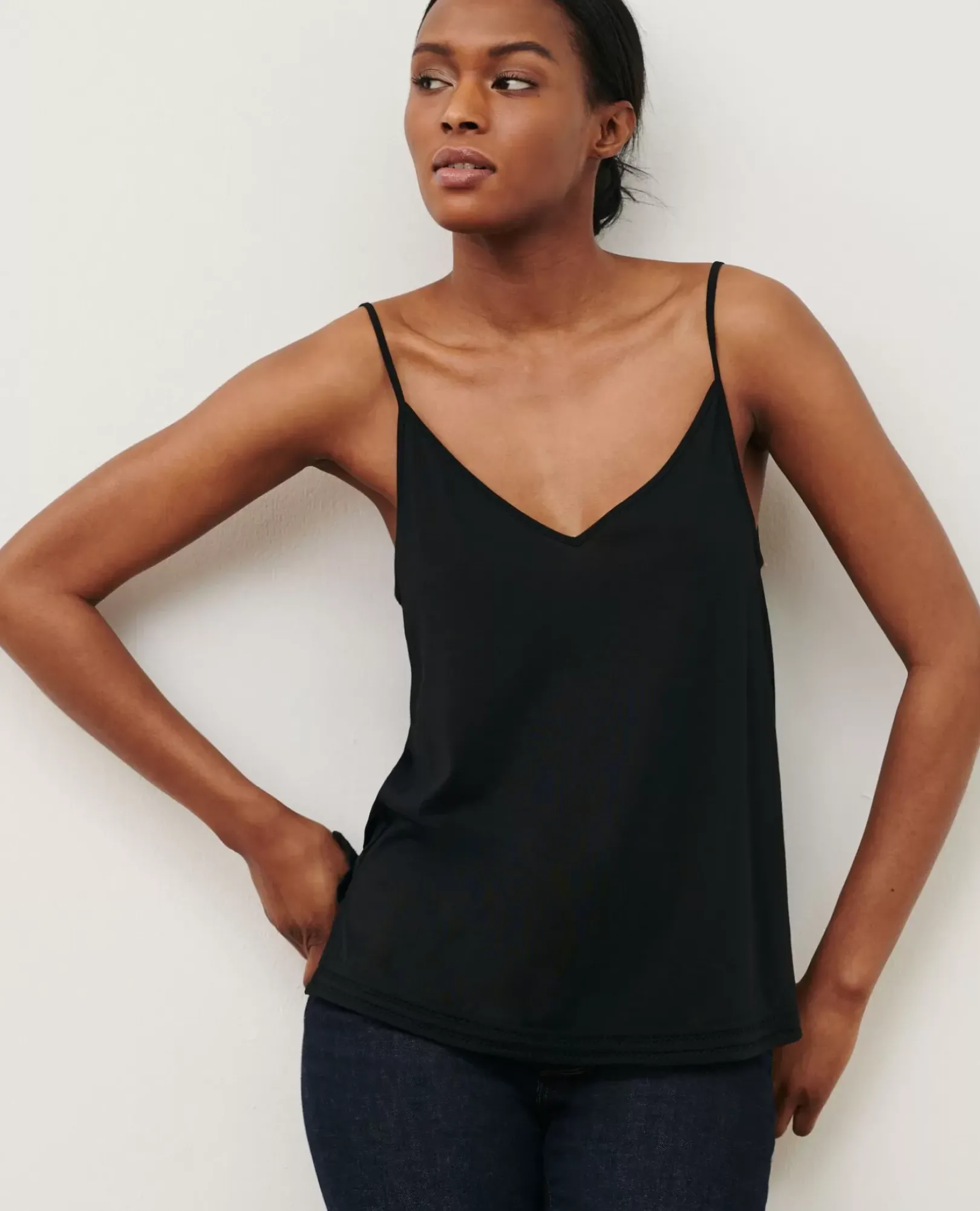 Femme Comptoir des Cotonniers Debardeur En Coton Melange