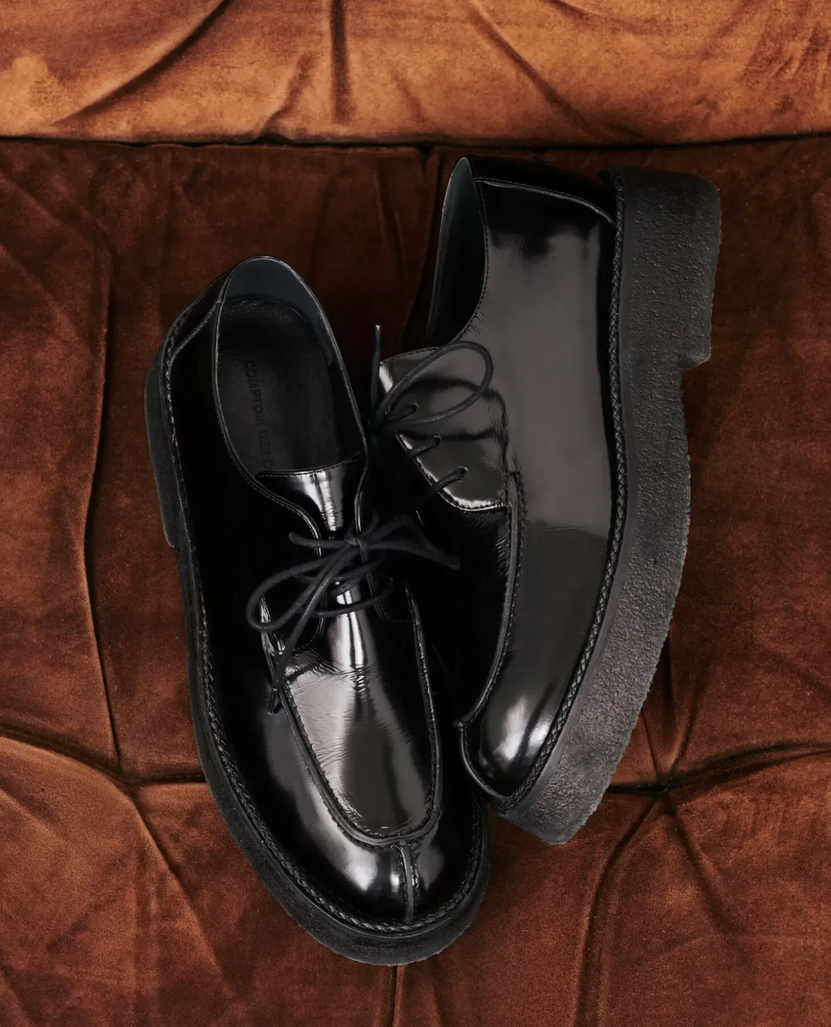 Femme Comptoir des Cotonniers Derbies En Cuir Brillant