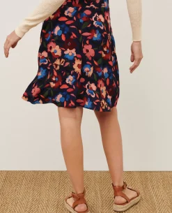 Femme Comptoir des Cotonniers Jupe Courte Imprimee