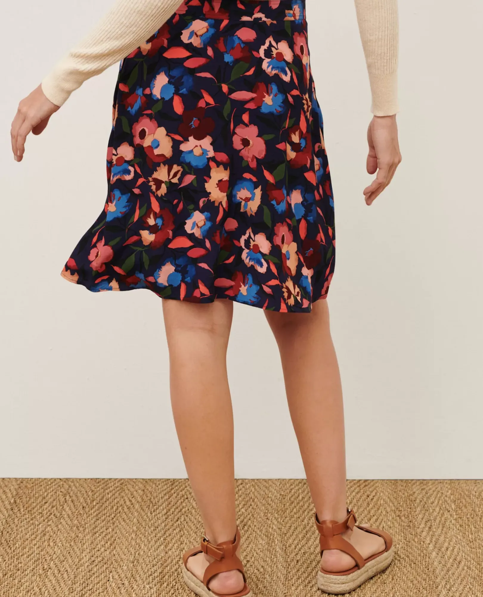 Femme Comptoir des Cotonniers Jupe Courte Imprimee