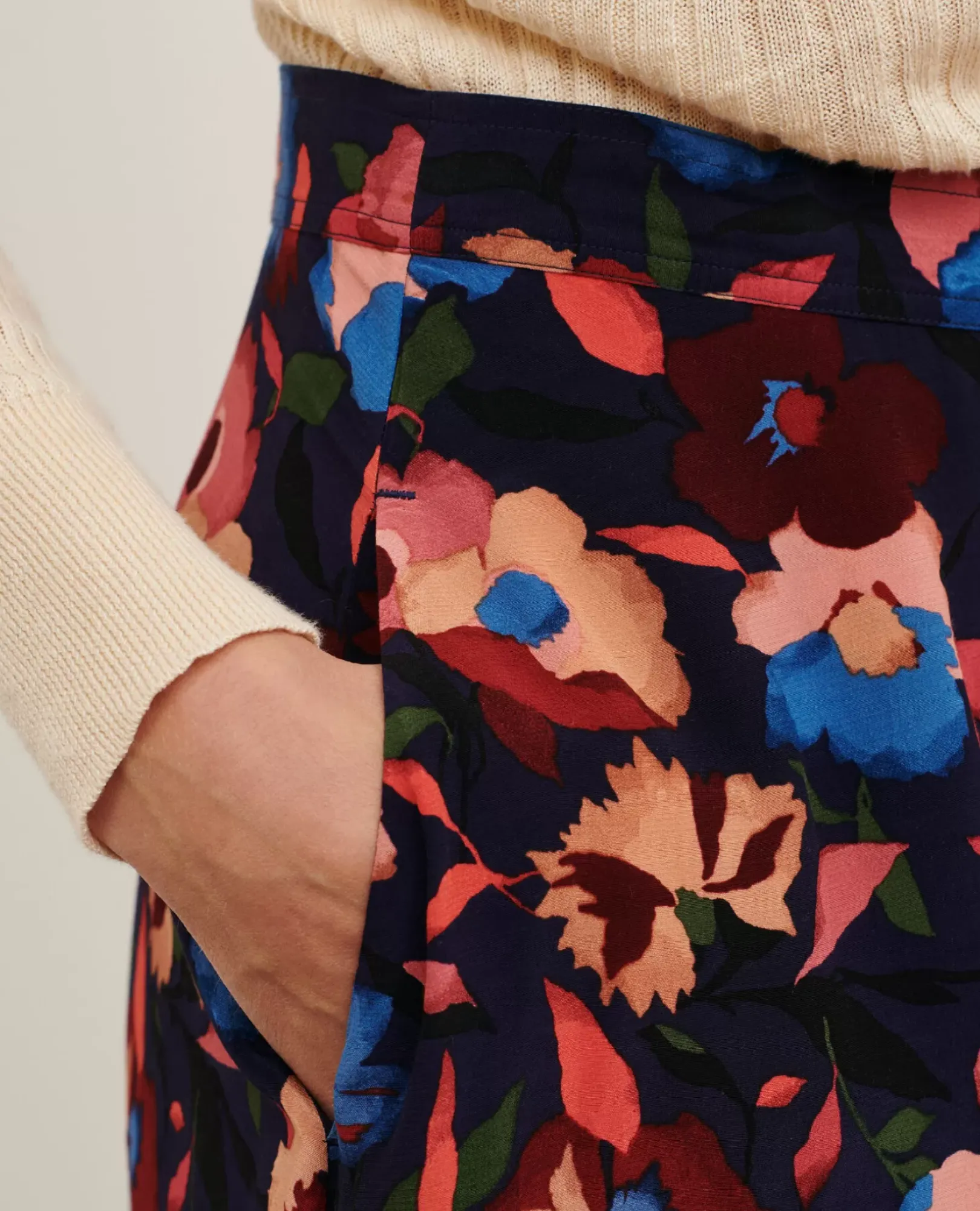 Femme Comptoir des Cotonniers Jupe Courte Imprimee