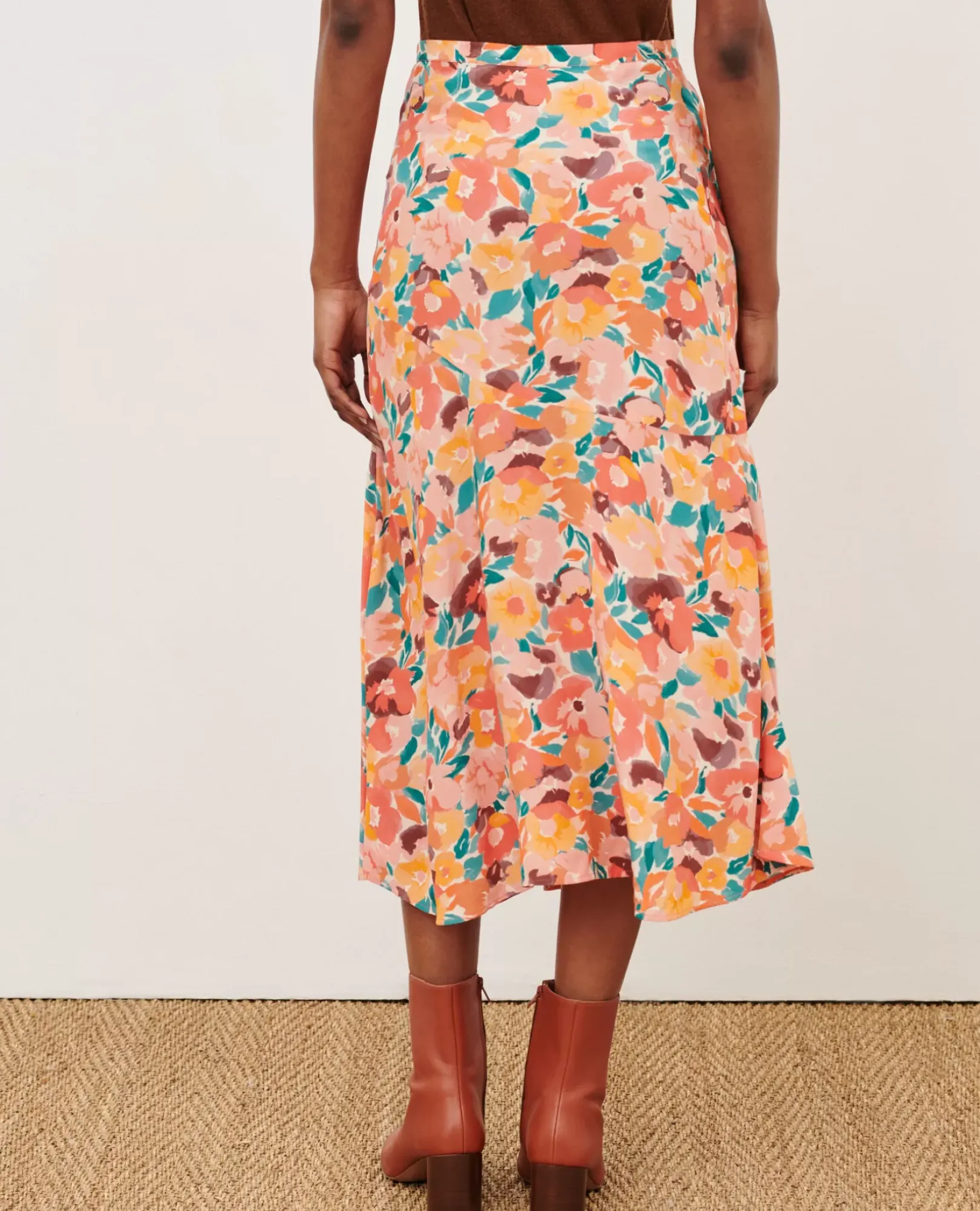 Femme Comptoir des Cotonniers Jupe Fluide Imprimee
