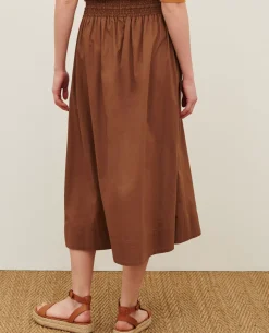 Femme Comptoir des Cotonniers Jupe Longue En Coton