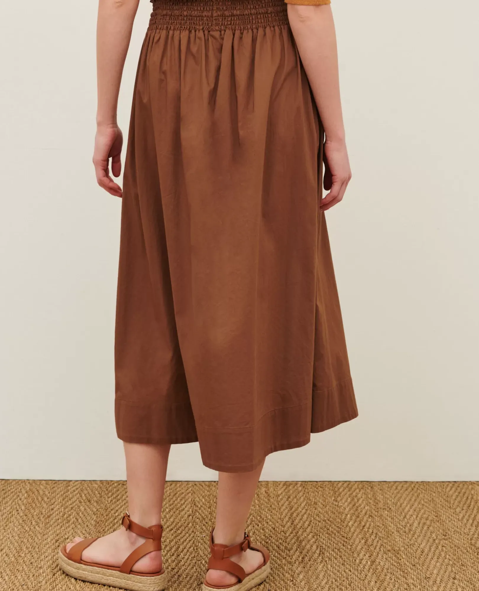 Femme Comptoir des Cotonniers Jupe Longue En Coton