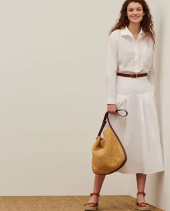 Femme Comptoir des Cotonniers Jupe Longue En Coton