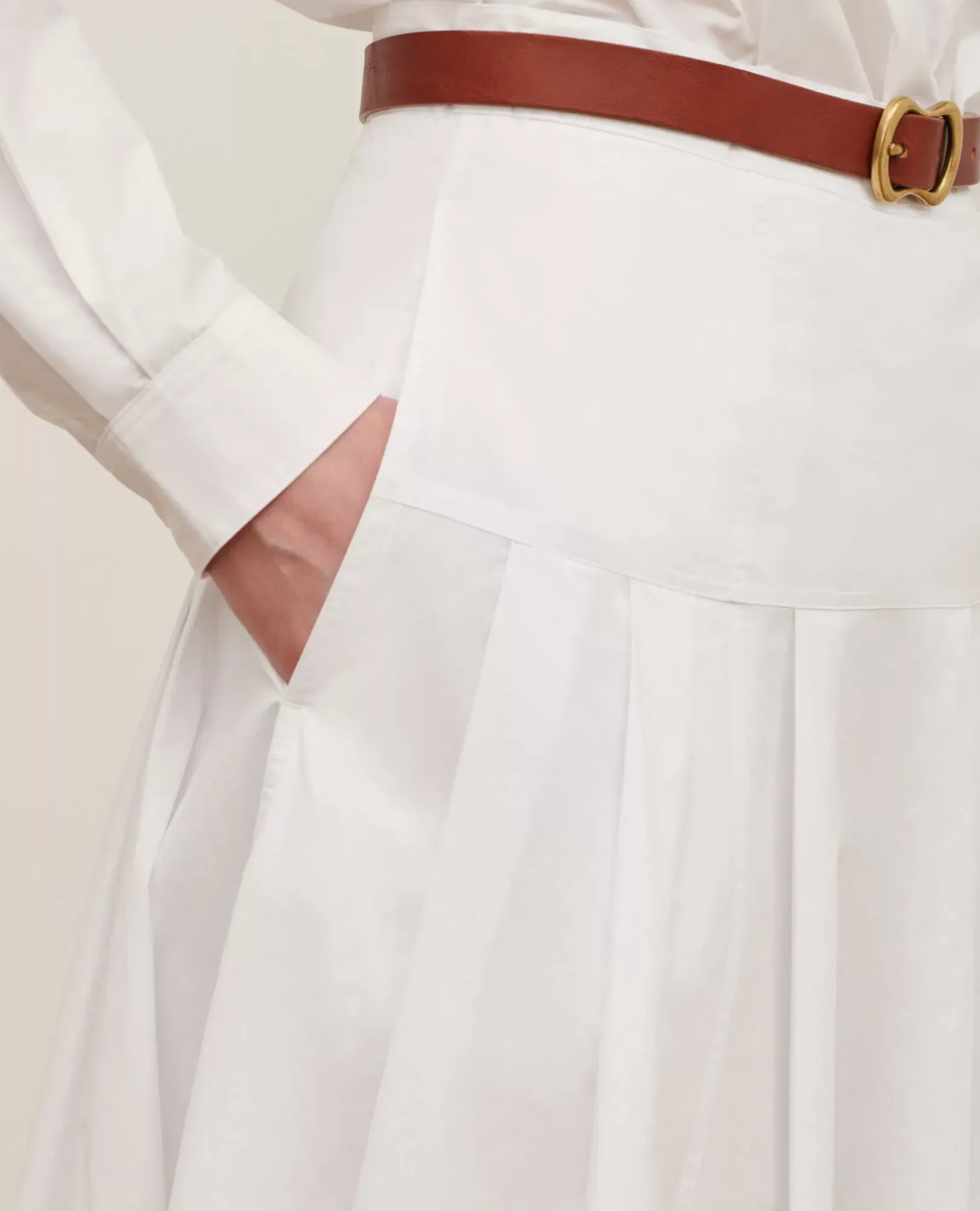 Femme Comptoir des Cotonniers Jupe Longue En Coton