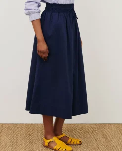 Femme Comptoir des Cotonniers Jupe Longue En Coton