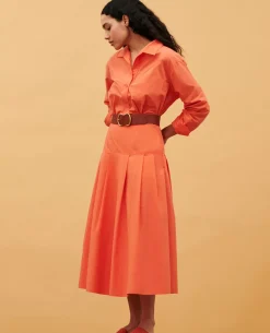 Femme Comptoir des Cotonniers Jupe Longue En Coton