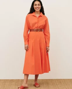 Femme Comptoir des Cotonniers Jupe Longue En Coton