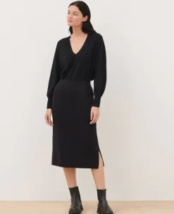 Femme Comptoir des Cotonniers Jupe Longue En Laine