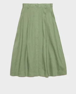 Femme Comptoir des Cotonniers Jupe Longue En Lin