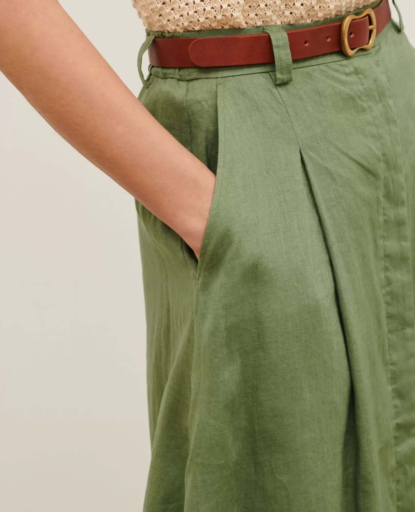 Femme Comptoir des Cotonniers Jupe Longue En Lin