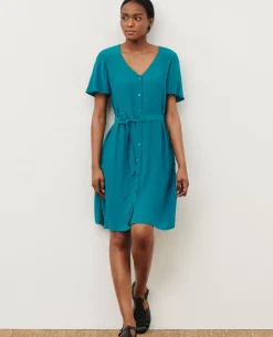 Femme Comptoir des Cotonniers Laetitia - Robe Courte Fluide