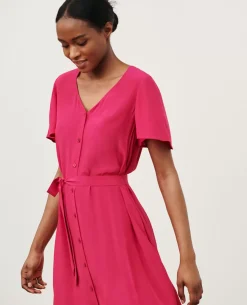 Femme Comptoir des Cotonniers Laetitia - Robe Courte Fluide