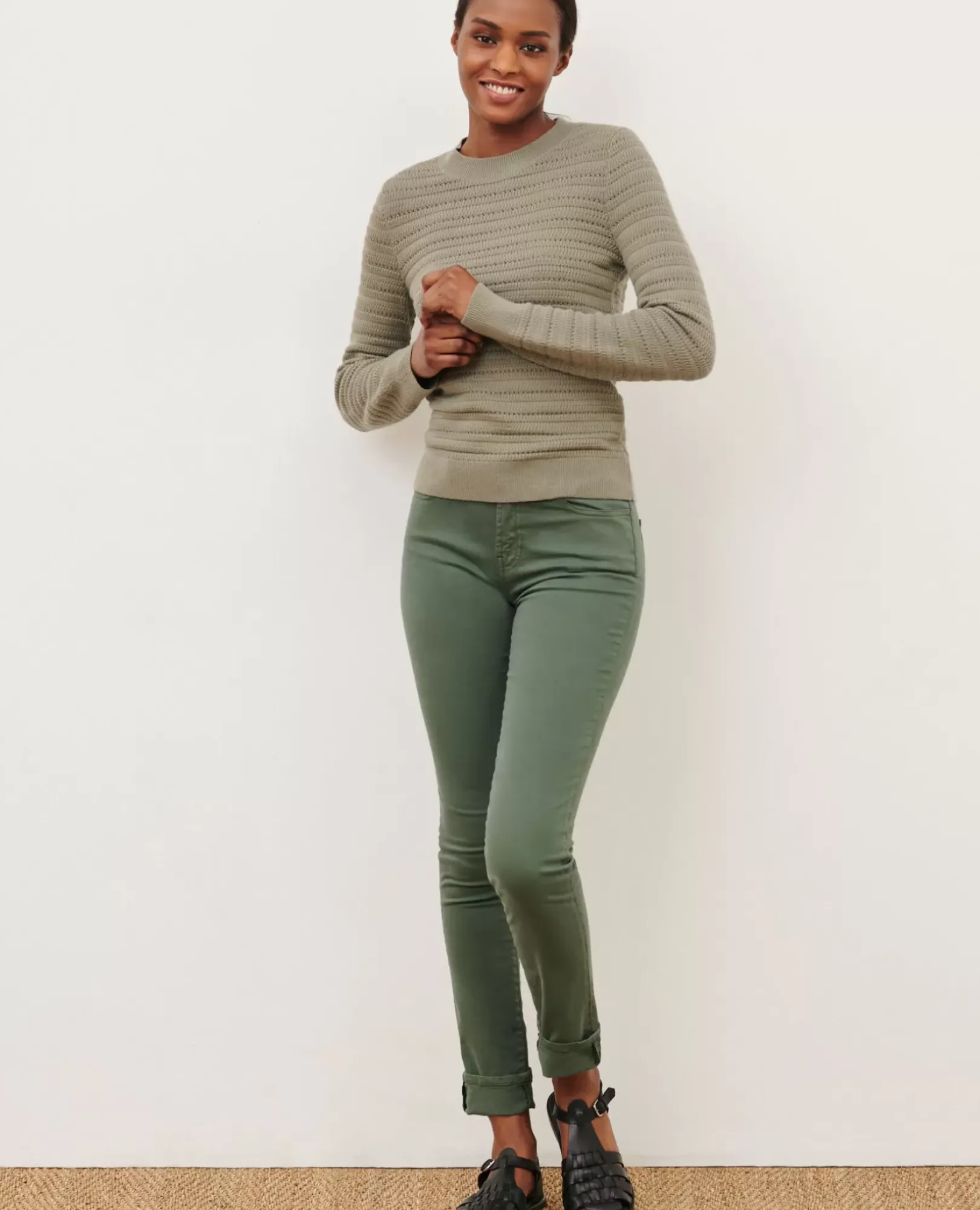 Femme Comptoir des Cotonniers Lili - Slim - Jean En Coton