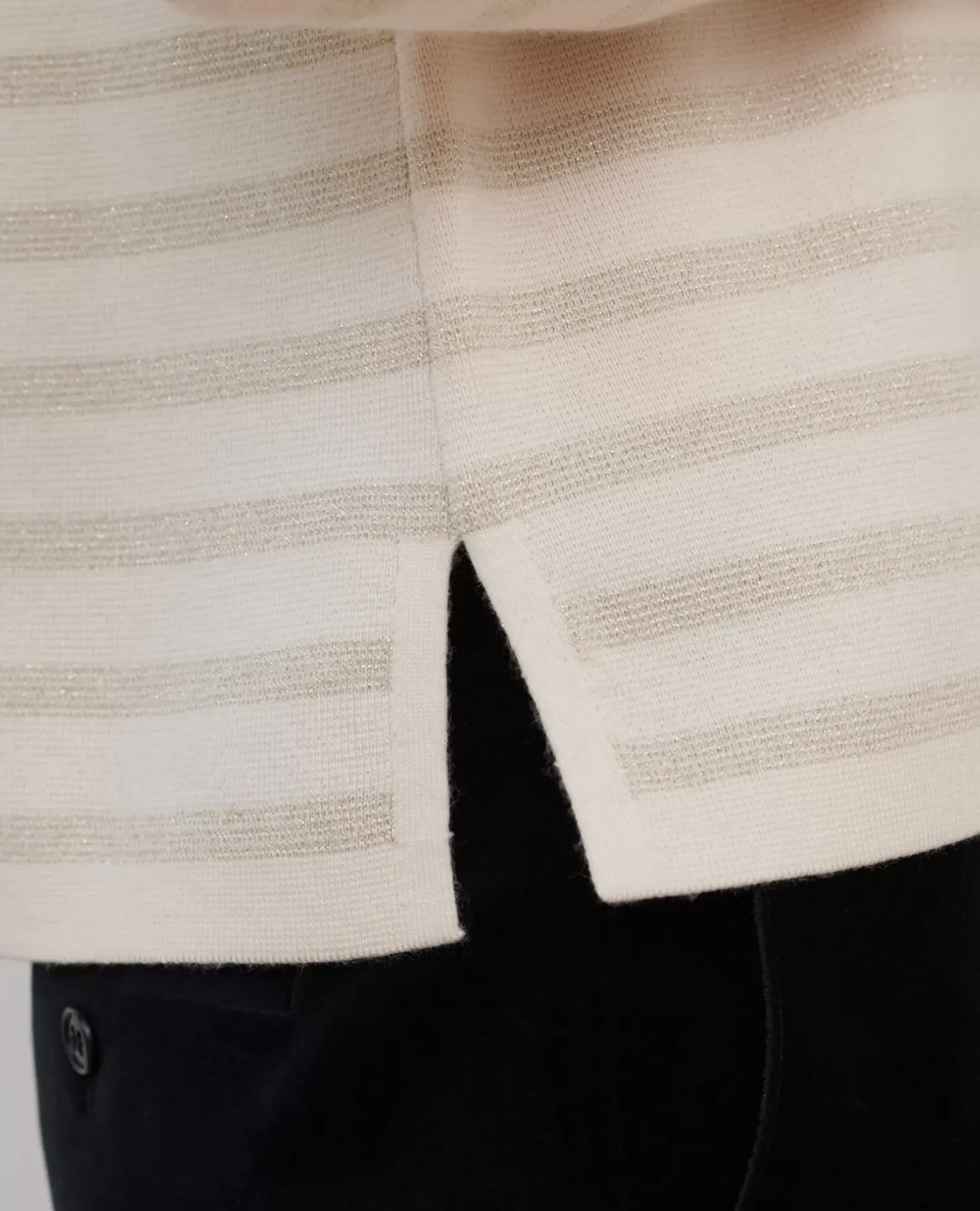 Femme Comptoir des Cotonniers Maddy - Pull Marin En Laine Merinos
