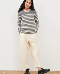 Femme Comptoir des Cotonniers Maddy - Pull Marin En Laine Merinos