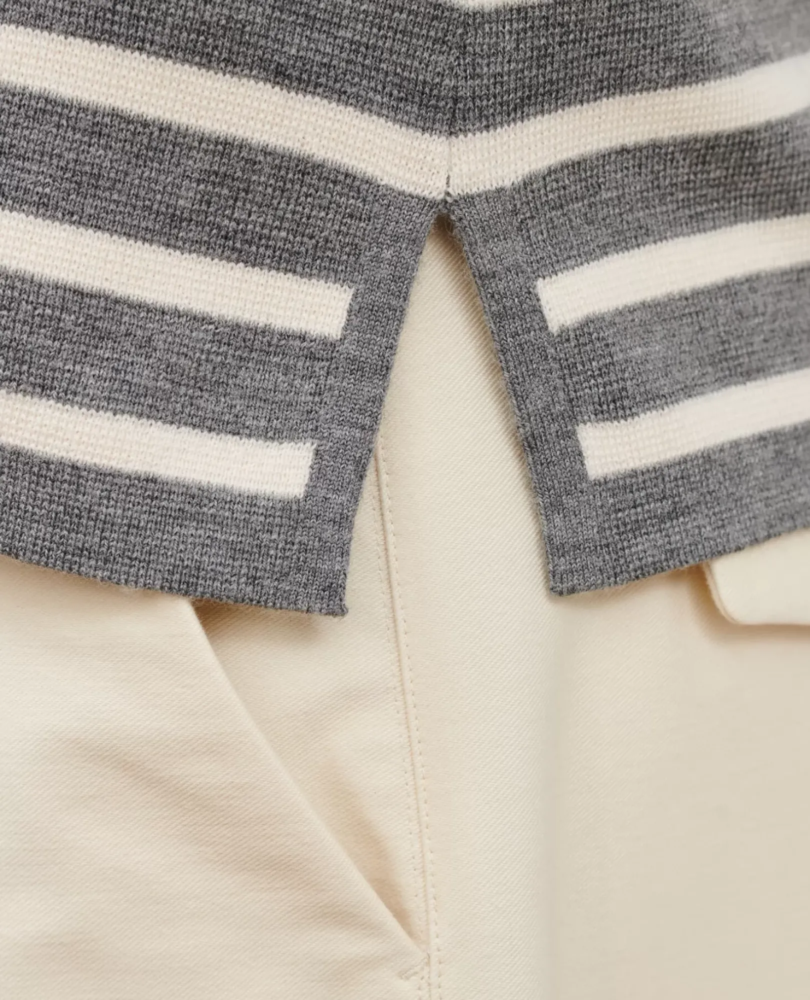 Femme Comptoir des Cotonniers Maddy - Pull Marin En Laine Merinos