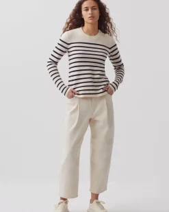 Femme Comptoir des Cotonniers Maddy - Pull Marin En Laine Merinos