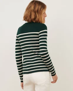 Femme Comptoir des Cotonniers Maddy - Pull Marin En Laine Merinos