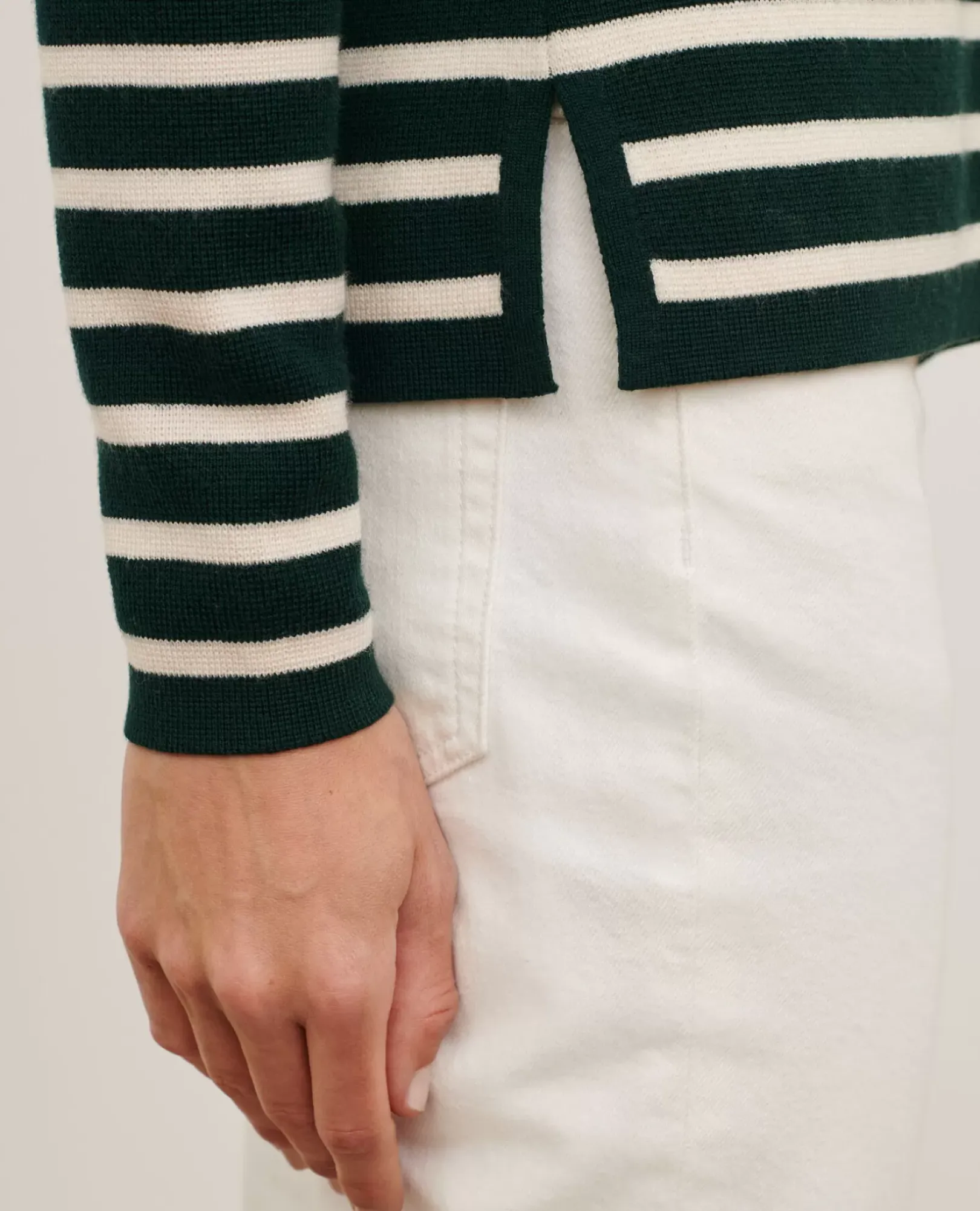 Femme Comptoir des Cotonniers Maddy - Pull Marin En Laine Merinos