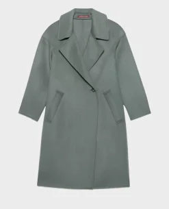 Femme Comptoir des Cotonniers Manteau Double Face Laine Et Cachemire