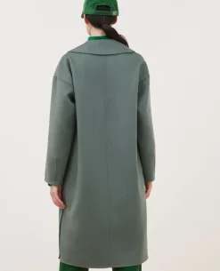 Femme Comptoir des Cotonniers Manteau Double Face Laine Et Cachemire