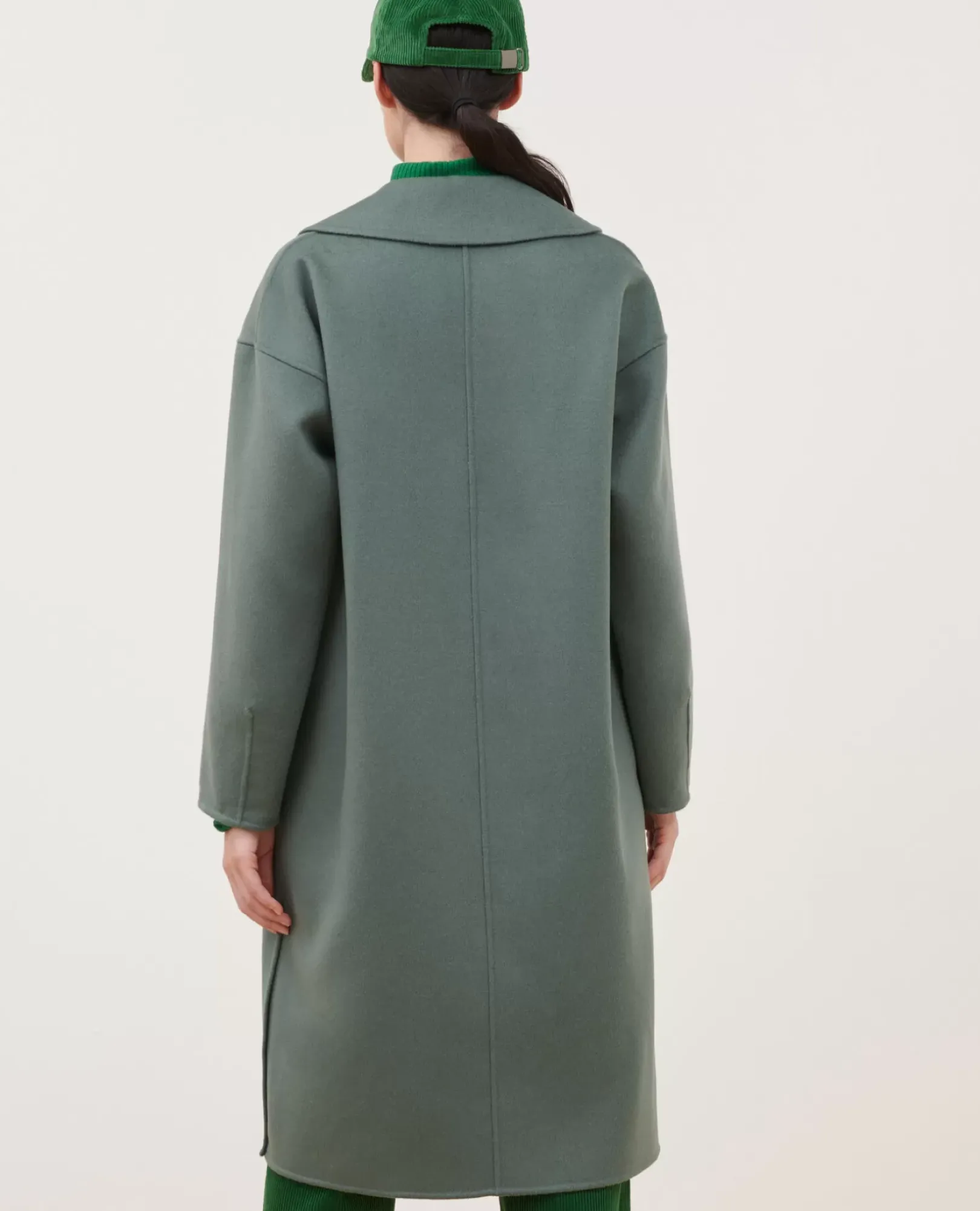 Femme Comptoir des Cotonniers Manteau Double Face Laine Et Cachemire