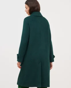 Femme Comptoir des Cotonniers Manteau Droit Laine Texturee