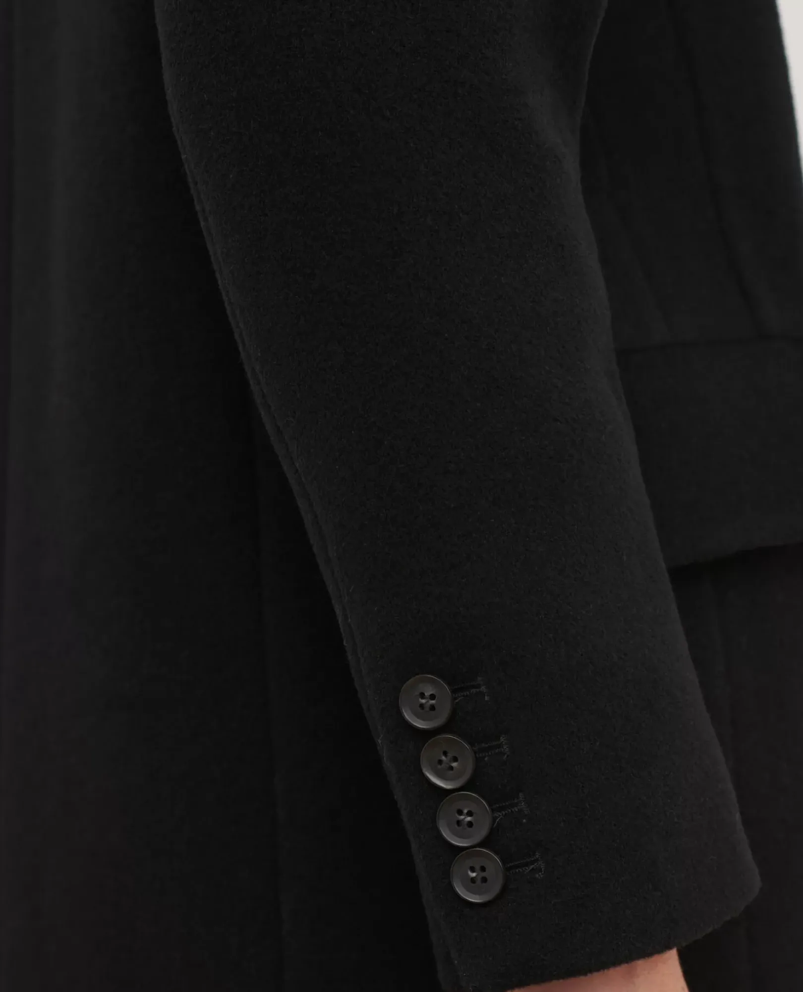 Femme Comptoir des Cotonniers Manteau Long En Laine Melangee