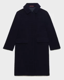 Femme Comptoir des Cotonniers Manteau Long En Laine Melangee