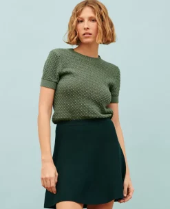 Femme Comptoir des Cotonniers Mini Jupe En Laine