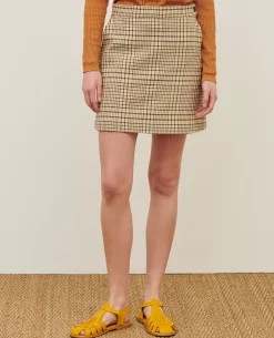 Femme Comptoir des Cotonniers Minijupe A Carreaux